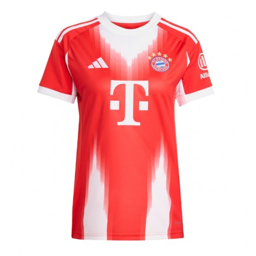 Stroje piłkarskie Bayern Munich Koszulka Podstawowej dla damskie 2025-26 Krótki Rękaw